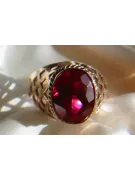 Sovietic rus a crescut 14k 585 aur Alexandrite Ruby Emerald Safir Zircon inel vrc111
