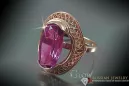 Russisch Sowjetrosa 14 Karat 585 Gold Alexandrit Rubin Smaragd Saphir Zirkon Ring vrc119
