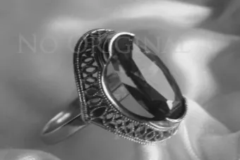 Russisch Sowjetrosa 14 Karat 585 Gold Alexandrit Rubin Smaragd Saphir Zirkon Ring vrc119