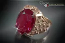 Sovietic rus a crescut 14k 585 aur Alexandrite Ruby Emerald Safir Zircon inel vrc120