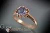 Russian Soviet Rose Gold Ring 14K Alexandrite Ruby Emerald Sapphire Zircon 585 vrc122