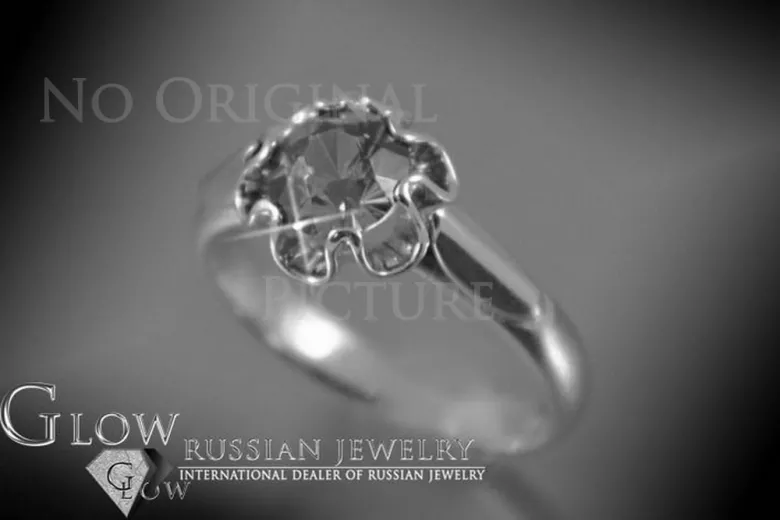 Radziecki 14k 585 złoty Rosyjski pierścionek z różowego złota z Aleksandrytem Rubinem Szafirem Szmaragdem Cyrkonią vrc122