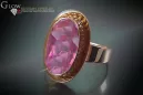 Sovietic rus a crescut 14k 585 aur Alexandrite Ruby Emerald Safir Safir Zircon inel vrc123