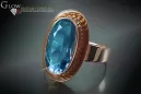Sovietic rus a crescut 14k 585 aur Alexandrite Ruby Emerald Safir Safir Zircon inel vrc123