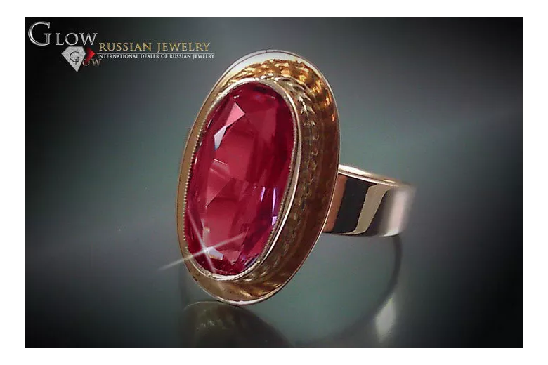 Sovietic rus a crescut 14k 585 aur Alexandrite Ruby Emerald Safir Safir Zircon inel vrc123