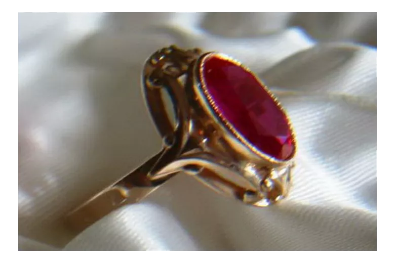 Руска съветска роза 14k 585 злато Александрит Рубин Изумруд Сапфир Циркон пръстен vrc128