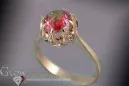Sovietic rus a crescut 14k 585 aur Alexandrite Ruby Emerald Safir Zircon inel vrc131