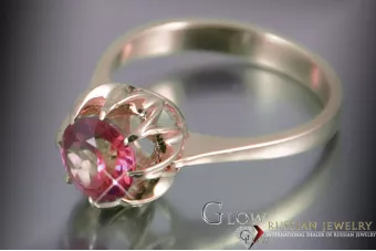 Sovietic rus a crescut 14k 585 aur Alexandrite Ruby Emerald Safir Zircon inel vrc131