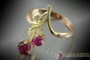 Russian Soviet rose 14k 585 gold Alexandrite Ruby Emerald Sapphire Zircon ring  vrc132