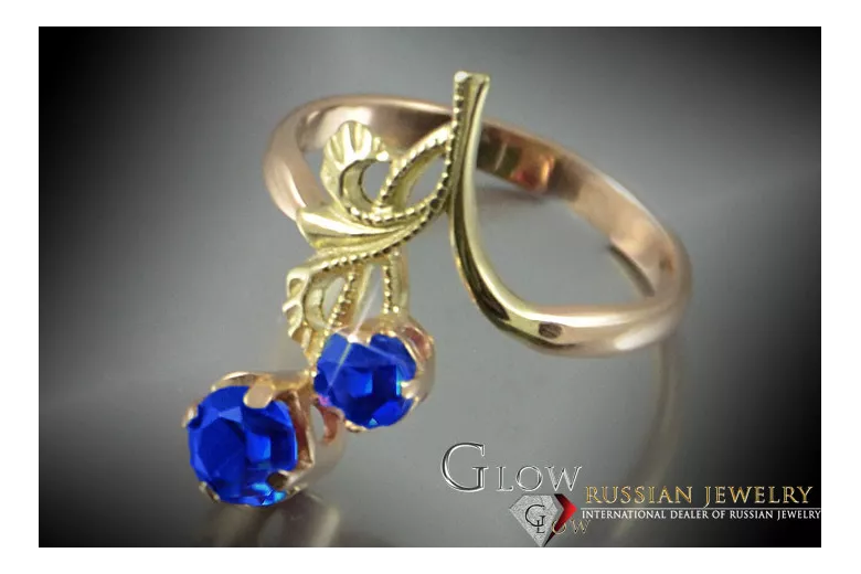 Российская советская роза 14k 585 золото Александрит Рубин Изумруд Сапфир Циркон кольцо vrc132
