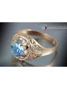 Sovietic rus a crescut 14k 585 aur Alexandrite Ruby Emerald Safir Zircon inel vrc133