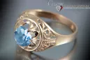 Russian Soviet rose 14k 585 gold Alexandrite Ruby Emerald Sapphire Zircon ring  vrc133