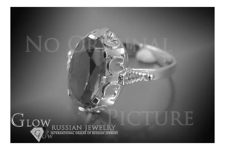 Ruso Soviet rosa 14k 585 oro Alejandrita Rubí Esmeralda Zafiro Zircón anillo vrc134
