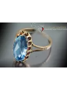 Sovietic rus a crescut 14k 585 aur Alexandrite Ruby Emerald Safir Zircon inel vrc143