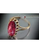 Sovietic rus a crescut 14k 585 aur Alexandrite Ruby Emerald Safir Zircon inel vrc143
