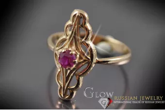 Sovieticul rus a crescut 14k 585 aur Alexandrite Ruby Emerald Safir Zircon inel vrc145