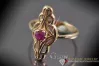 Russian Soviet Rose Gold Ring 14K Alexandrite Ruby Emerald Sapphire Zircon 585 vrc145