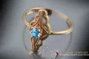 Sovieticul rus a crescut 14k 585 aur Alexandrite Ruby Emerald Safir Zircon inel vrc145