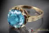 Russian Soviet Rose Gold Ring 14K Alexandrite Ruby Emerald Sapphire Zircon 585 vrc147
