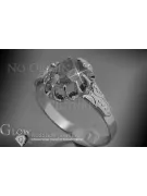 Ruso Soviet rosa 14k 585 oro Alejandrita Rubí Esmeralda Zafiro Zircón anillo vrc149