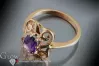Russian Soviet Rose Gold Ring 14K Alexandrite Ruby Emerald Sapphire Zircon 585 vrc150