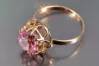Russian Soviet Rose Gold Ring 14K Alexandrite Ruby Emerald Sapphire Zircon 585 vrc158