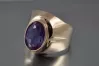 Russian Soviet Rose Gold Ring 14K Alexandrite Ruby Emerald Sapphire Zircon 585 vrc163