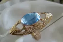 Russian Soviet rose 14k 585 gold Alexandrite Ruby Emerald Sapphire Zircon ring  vrc174