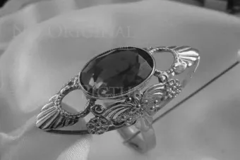 Russian Soviet rose 14k 585 gold Alexandrite Ruby Emerald Sapphire Zircon ring  vrc174