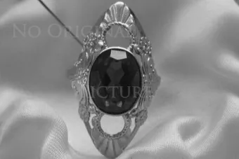 Russian Soviet rose 14k 585 gold Alexandrite Ruby Emerald Sapphire Zircon ring  vrc174