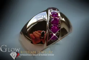 Российская Советская роза 14k 585 золото Александрит Рубин Изумруд Сапфир Циркон кольцо vrc175