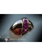 Sovietic rus a crescut 14k 585 aur Alexandrite Ruby Emerald Safir Zircon inel vrc175