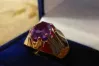 Russian Soviet Rose Gold Ring 14K Alexandrite Ruby Emerald Sapphire Zircon 585 vrc180