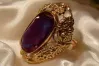 Russian Soviet Rose Gold Ring 14K Alexandrite Ruby Emerald Sapphire Zircon 585 vrc182