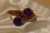 Russian Soviet Rose Gold Ring 14K Alexandrite Ruby Emerald Sapphire Zircon 585 vrc190