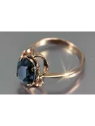 Sovietic rus a crescut 14k 585 aur Alexandrite Ruby Emerald Safir Zircon inel vrc206