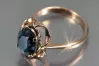 Russian Soviet Rose Gold Ring 14K Alexandrite Ruby Emerald Sapphire Zircon 585 vrc206