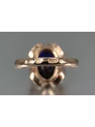 Radziecki 14k 585 złoty Rosyjski pierścionek z różowego złota z Aleksandrytem Rubinem Szafirem Szmaragdem Cyrkonią vrc206