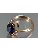 Russie soviétique rose 14k 585 or Alexandrite rubis émeraude saphir Zircon bague vrc206