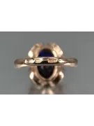 Russie soviétique rose 14k 585 or Alexandrite rubis émeraude saphir Zircon bague vrc206