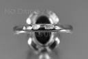 Russie soviétique rose 14k 585 or Alexandrite rubis émeraude saphir Zircon bague vrc206