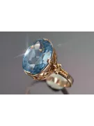 Russisch Sowjetrosa 14 Karat 585 Gold Alexandrit Rubin Smaragd Saphir Zirkon Ring vrc224