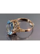 Russisch Sowjetrosa 14 Karat 585 Gold Alexandrit Rubin Smaragd Saphir Zirkon Ring vrc224
