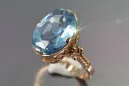 Russian Soviet rose 14k 585 gold Alexandrite Ruby Emerald Sapphire Zircon ring  vrc224