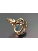 Radziecki 14k 585 złoty Rosyjski pierścionek z różowego złota z Aleksandrytem Rubinem Szafirem Szmaragdem Cyrkonią vrc224
