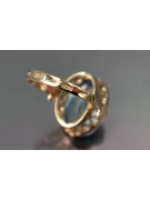 Russisch Sowjetrosa 14 Karat 585 Gold Alexandrit Rubin Smaragd Saphir Zirkon Ring vrc224
