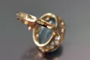Ruso Soviet rosa 14k 585 oro Alejandrita Rubí Esmeralda Zafiro Zircón anillo vrc224