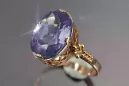 Sovietic rus a crescut 14k 585 aur Alexandrite Ruby Smarald Safir Zircon inel vrc224