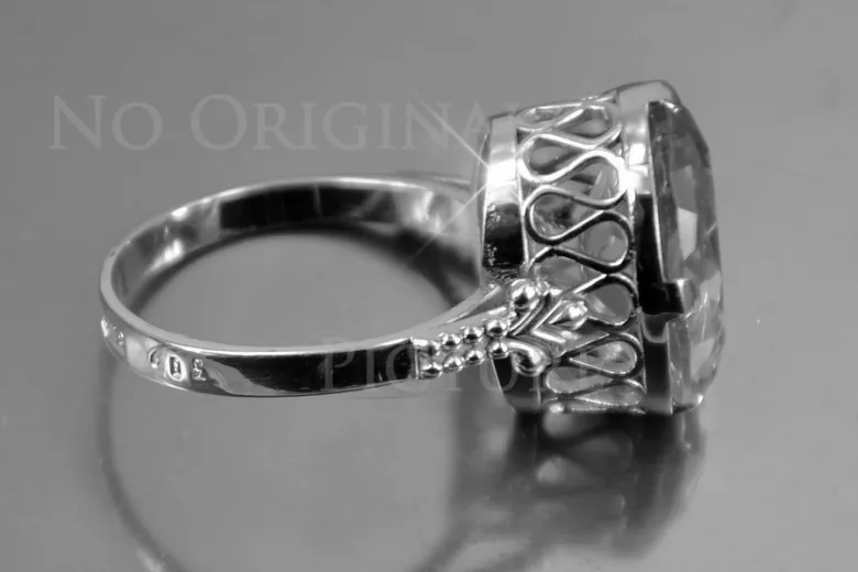 Russisch Sowjetrosa 14 Karat 585 Gold Alexandrit Rubin Smaragd Saphir Zirkon Ring vrc224