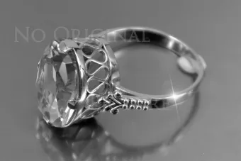 Russian Soviet rose 14k 585 gold Alexandrite Ruby Emerald Sapphire Zircon ring  vrc224